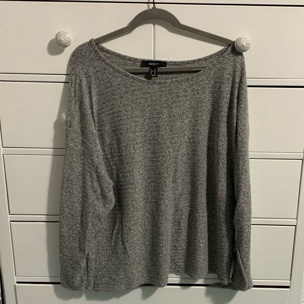 Gray Long sleeve Shirt